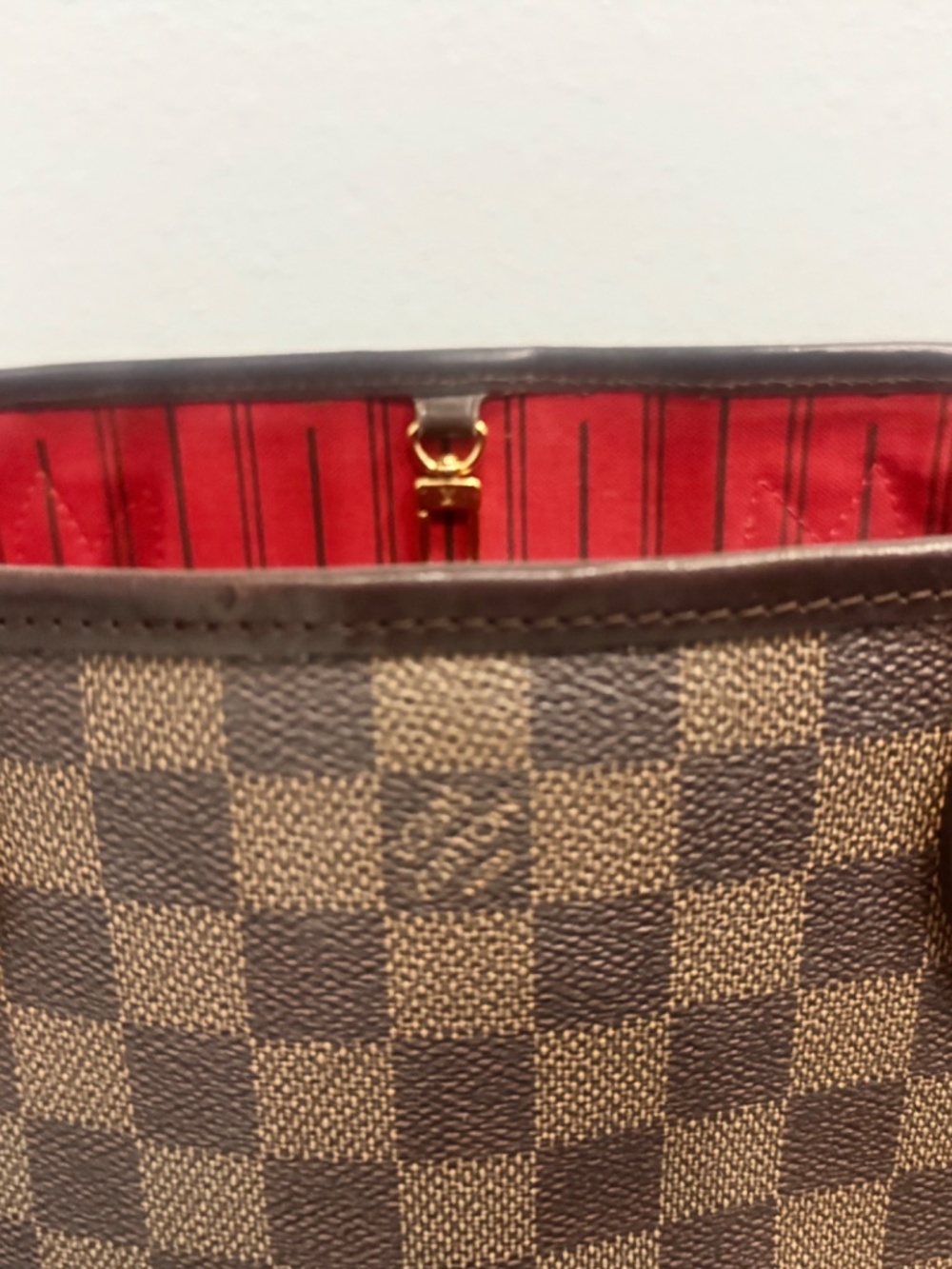 Louis Vuitton Neverfull Damier Ebene Tote PM Brown Canvas - Picture 4 of 16